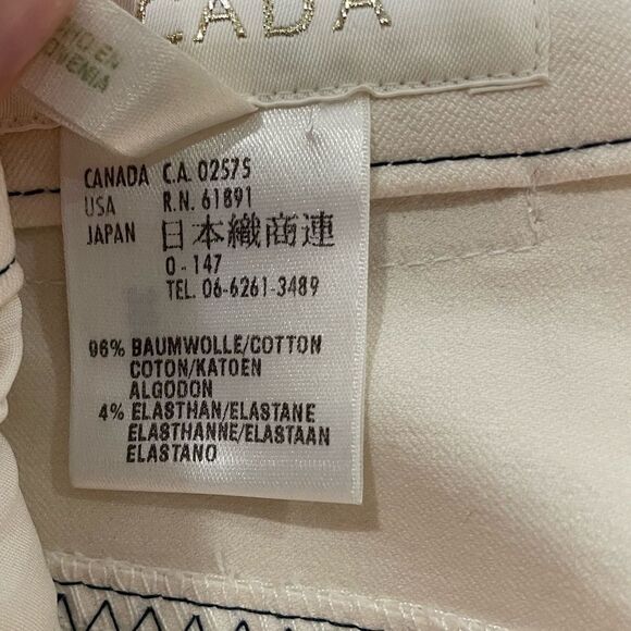 ESCADA Cream Pants - Size 42 / 12 US - Picture 10 of 14